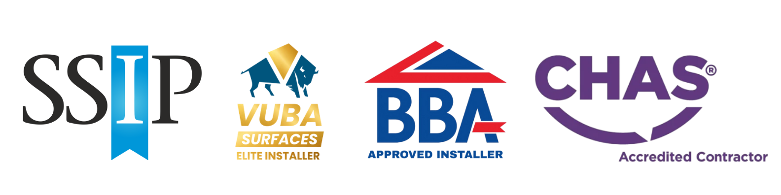 Accreditation and supplier logos