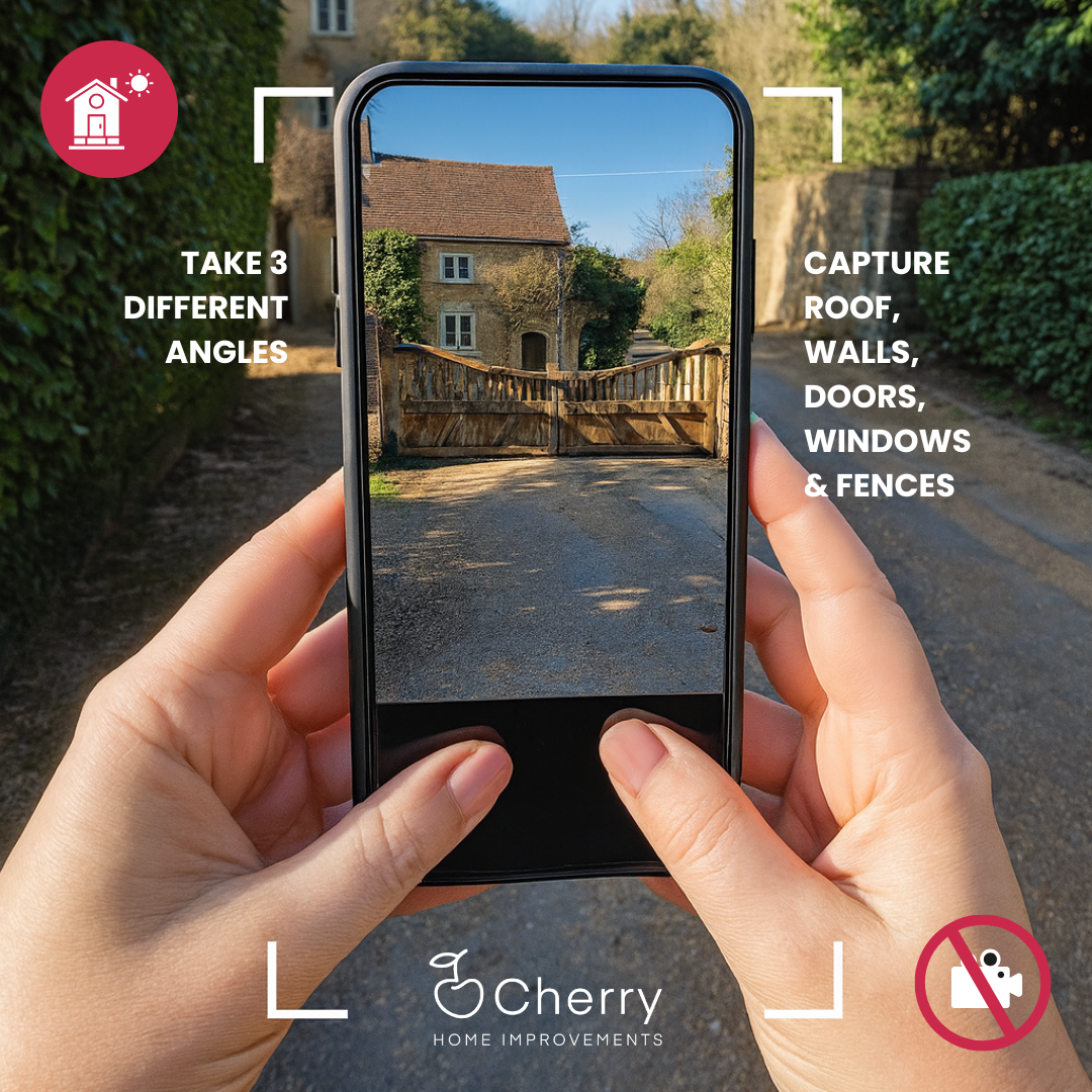 CherryVision Studio visual preview of a resin driveway transformation